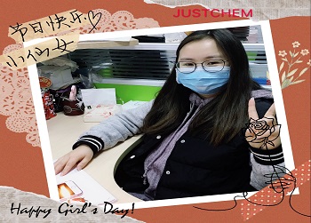 Birthday of our colleague April from JUSTCHEM